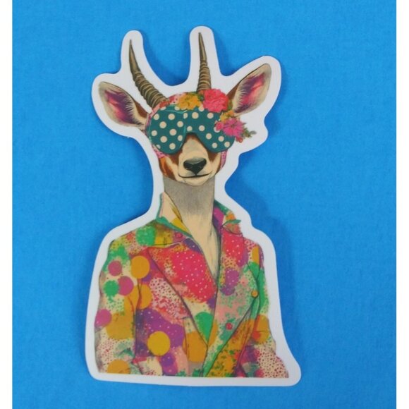 Other - 10/$10 Bright & Colorful Retro Cool Animal Sticker 3" x 1.75" (AX)
